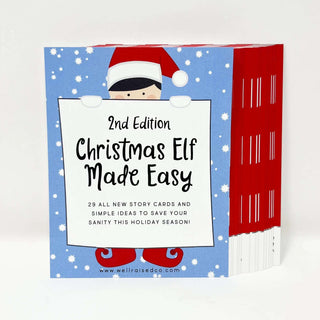 2nd Edition Christmas Elf Made Easy CardsBrand new set of 29 silly stories and poems to save you again this 2022 Christmas season! 
These cards make things EASY for busy parents! No more running to the storWell Raised Co.
