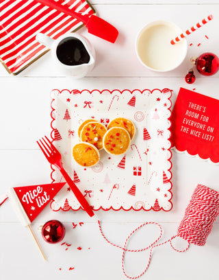 Elf Scallop Paper Cocktail NapkinMake Santa's nice list by including these red cocktail napkins at your holiday parties. Featuring the merry sentiment "There's room for everyone on the nice list," tMy Mind’s Eye