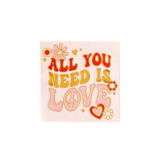 All you Need is Love Napkin by My Mind’s Eye