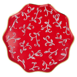 Block Print Side PlatesWhy have plain plates, when you can instantly add Christmas colors and style with our inspirational party supplies? These plate designs will give a wonderful vintageMeri Meri