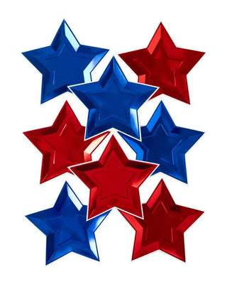 Red Foil Star Shaped Paper Plate
You'll be the star of the show with these Blue and Red Foil Star Shaped Paper Plates! Serve up some amazing eats with a side of American pride - no need to worry abMy Mind’s Eye