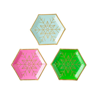 Bright Snowflake Paper Plate SetBring the party this holiday season with this Bright Snowflake Paper Plate Set! Celebrate Christmas in style with this beautiful set of 8 paper plates that combine vMy Mind’s Eye