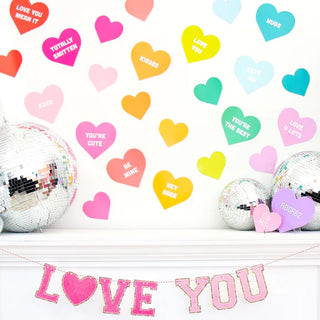 Conversation Heart Giant Confetti PackSpread the love with our Conversation Heart Giant Confetti Pack! Perfect for Valentine's Day celebrations, this pack includes an abundance of colorful heart-shaped cKailo Chic