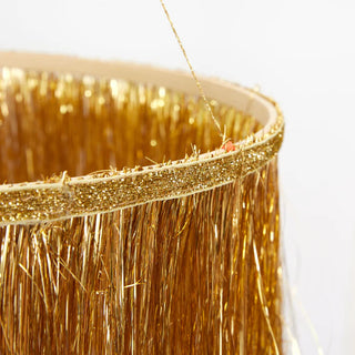 Gold Tinsel ChandelierIf you're looking for a stylish way to add shimmer and shine at a party or to decorate a special part of your home, then you'll love this gorgeous gold glitter chandMeri Meri