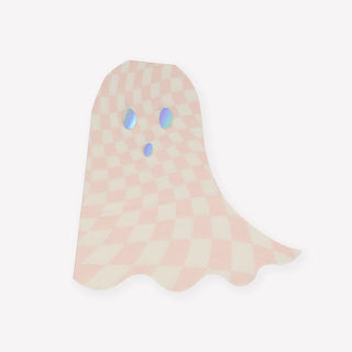 Pink Checker Ghost NapkinsWho says ghosts have to be white? Check out our pink and pastel perfect creations. Napkins have never been so scarily chic! They're ideal for Halloween parties for aMeri Meri