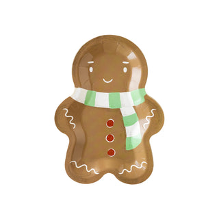 Scarf Man Shaped Paper PlatePerfect for Christmas – add some festivity to your holiday party with this Scarf Man Shaped Paper Plate! Designed in the shape of a gingerbread man wearing a scarf, My Mind’s Eye