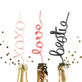 Word Straws - BestieSip with your Bestie in style this Valentine's Day with our Word Straws! These fun and funky straws add a playful touch to any drink, making it perfect for celebratiCreative Brands