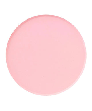 A set of Blush Plates - 9 inch from Oh Happy Day, with a matte finish, centered on a pale background, offering a simplistic and clean design element.