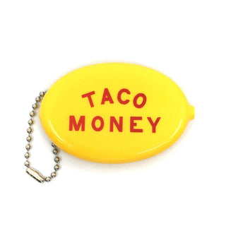 Coin Pouch - Taco MoneyOnce a memento of old-school amusement parks and Summer camps, these vintage-inspired rubber coin pouches adorned with the latest Three Potato Four designs are our nThree Potato Four