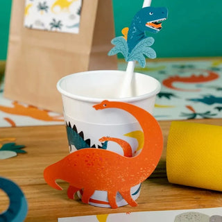 Dinosaur Cups - Compostable6 cups dressed with recyclable paper sleeves.
- Compostable and recyclable
- Recyclable packaging without plastic
- Printed with vegetable inks
-Made in FranceAnnikids