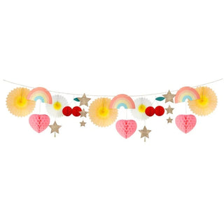 Fun Icon GarlandThis giant colorful garland is a party in a box! A fabulous statement decoration to use party after party, or leave it in place for everyday fun. It's ideal as an InMeri Meri