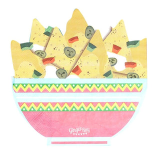NACHOS SHAPED PAPER PARTY NAPKINSGet your fiesta started with our nacho napkins, these nacho shaped napkins are sure to get any party started and have your friends and family celebrating all night.
Ginger Ray