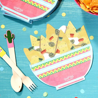 NACHOS SHAPED PAPER PARTY NAPKINSGet your fiesta started with our nacho napkins, these nacho shaped napkins are sure to get any party started and have your friends and family celebrating all night.
Ginger Ray