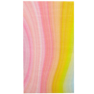Rainbow Swirl Guest NapkinOur rainbow swirl party napkins &amp; plates are just want you need to make a bold statement!

Sixteen 3-Ply guest/dinner napkins per package
8"L x 4.5"W x .75"H
CR Gibson