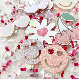 Handmade Valentine's Day Retro Love Confetti by Festive Fetti to add a touch of retro love.