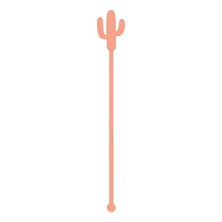 Cactus Shaped Stir SticksCelebrate summer days with this fun set of drink stirrers.
Features:

Pink stir sticks topped with small pink cacti
Durable and disposable.
4 count per package
Slant