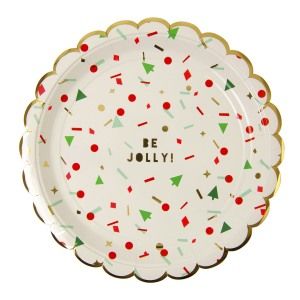 Be Jolly Paper Plate by Meri Meri