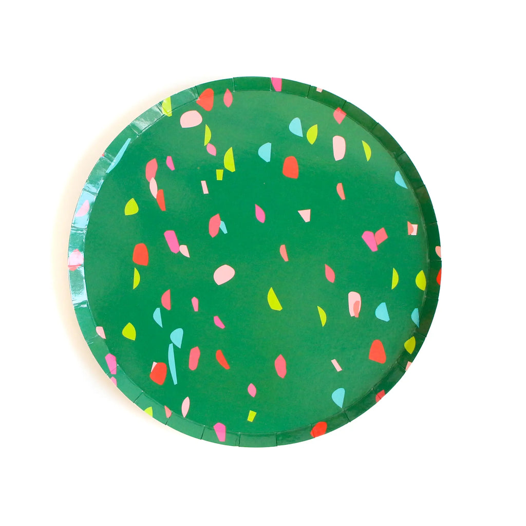 Christmas Confetti Paper Plate – Sprinkle BASH