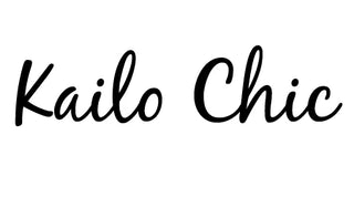 Text "Kailo Chic" written in a cursive font.