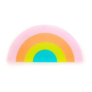 ACRYLIC RAINBOW CHARCUTERIE TRAYBright and colorful in a rainbow design this acrylic charcuterie tray is perfect for entertaining and large enough to handle a beautiful display of food. 
Food safe Kailo Chic