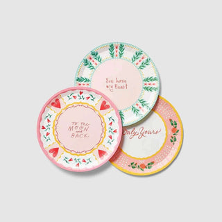 All You Need is Love Large Plates by Coterie Party Supplies