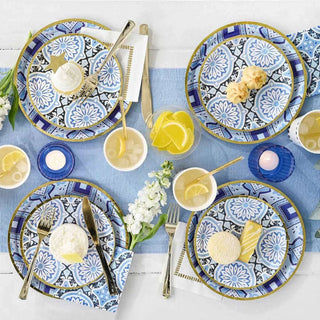 Amalfi Blues Small PlatesInspired by Italian tiles, these decorative plates are an easy way to create a vibrant tablescape. Let them take center stage, or pair them with other patterns for aCoterie Party Supplies