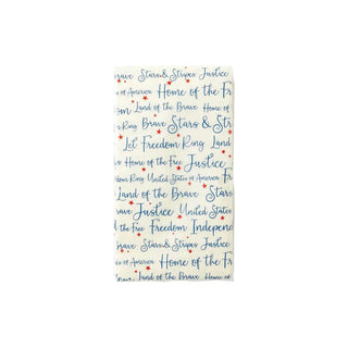 Americana Words Paper Guest Towel Napkin
