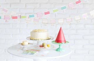 BAKERY CAKE BANNERThis beautiful banner can light up up any birthday party, the colors &amp; style will work for any age.  Paired with our other birthday items you can't go wrong!  ThMy Mind’s Eye
