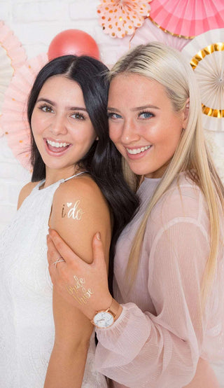 TEMPORARY TATTOOSMake a bride tribe statement with our Bride to Be temporary tattoos. Everyone will want to be Team Bride when they get their hands on these stylish gold foil tattoosMy Mind’s Eye