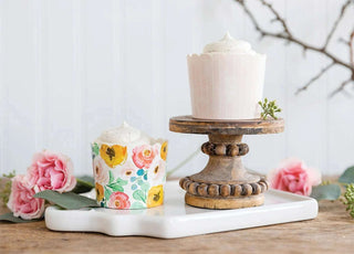BUSHY FLORAL BAKING CUPSOur brand new food cups are perfect for baking cupcakes right in the oven. But don't limit yourself, there are so many great uses for them: add candy and wrap in celMy Mind’s Eye