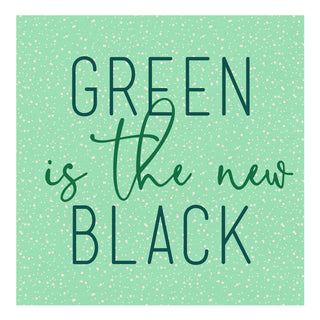 Green is the New Black Bamboo Beverage Napkins