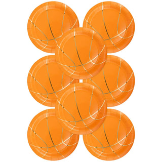 Basketball Paper Plate