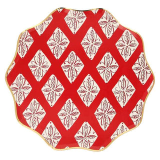 Block Print Dinner PlatesWhy have plain plates, when you can instantly add festive colors and style with our beautiful block print party supplies? These plate designs will give a wonderful vMeri Meri