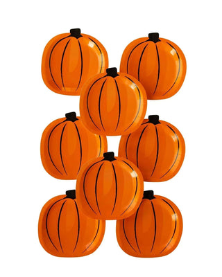 Boo Crew Watercolor Pumpkin Shaped PlateDelight your boo crew with a plateful of Halloween treats served on these whimsical pumpkin plates. Shaped like everyone's favorite Halloween gourd, these die cut plMy Mind’s Eye