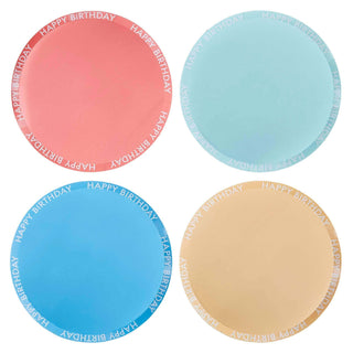 Brights Happy Birthday Paper PlatesMake your party tableware stand out with these vibrant colourful party plates. Eco-friendly, this stylish design will look incredible at your birthday party.Each pacGinger Ray