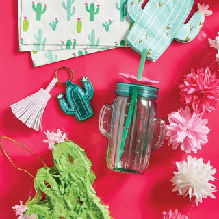 Cactus Shaped NapkinsCelebrate special occasions in style with these cute and decorative foil beverage napkins.
Features:

Pastel green and pink shaped cactus napkin with gold foil detaiCreative Brands