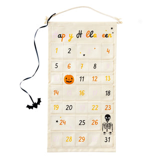 Countdown To Halloween Canvas Advent Calendar
