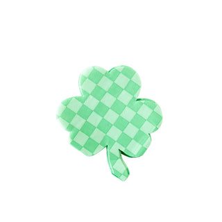 Checkered Shamrock Paper Napkins by My Mind’s Eye, perfect for St. Paddy's Day celebrations.