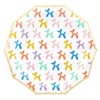 Balloon Dog Decagon Paper PlatesSet the table in style with these cute paper plates! Perfect for any occasion! Durable and disposable for easy clean up.
Material: Paper
Size: 9" diameterSlant