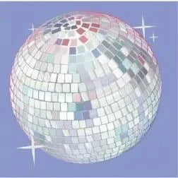 Transport yourself back to the '70s with these Paper Source Disco Ball Cocktail Napkins, perfect for any party. The napkins feature a shimmering disco ball on a vibrant blue background.