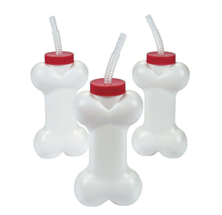 Bone CupsMake snack time fun and practical with these unique bone shaped cups! Perfect for kids, the cups have lids and straws, making it easy to have a bone-fide drinkin' goSprinkle BASH