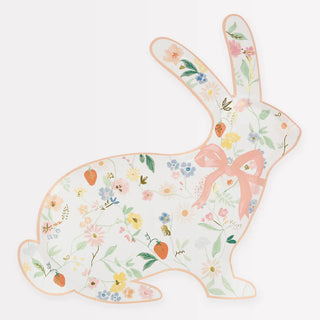 Elegant Floral Bunny Shaped PlatesHop, hop, hop - let these bunny plates pop onto your table to give a traditional touch to the most stylish of Easter celebrations. The design offers an elegant combiMeri Meri