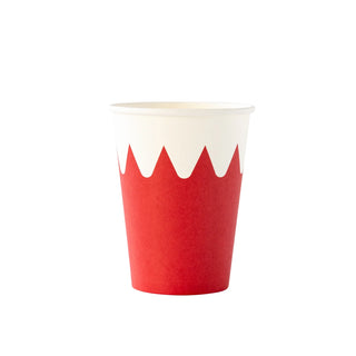 An Elf Collar Party Cup by My Mind's Eye, perfect for a Christmas party on a white background.
