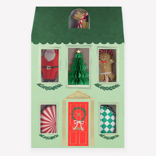 Festive House Cupcake KitWho lives in this merry little house? It's happy Christmas icons, and colorful cupcake cases, ready to make your festive treats look fantastic! This kit is perfect tMeri Meri