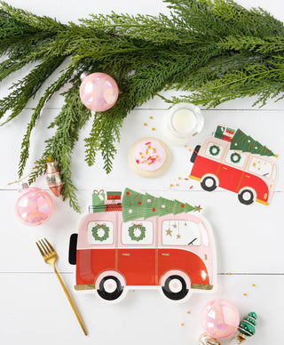 Christmas Van Shaped Paper PlateCheck out this merry &amp; festive Christmas Van Shaped Paper Plate! Crafted to look like a classic holiday van, it's perfect for all your holiday treats. GuaranteedMy Mind’s Eye