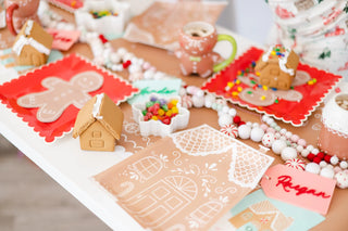 GINGERBREAD HOUSE SHAPED PLATE
