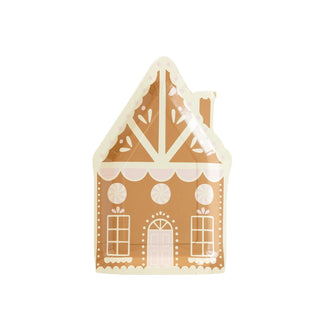 Gingerbread House Shaped Paper PlateCreate a cozy scene at the table this Christmas with these whimsical gingerbread house shaped plates. Featuring a charming gingerbread house design, these paper platMy Mind’s Eye