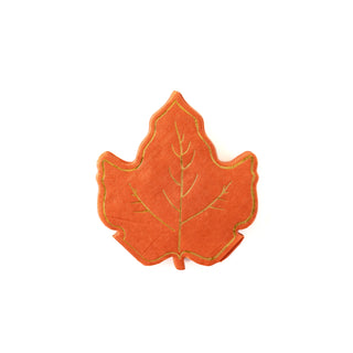 Maple Leaf Shaped Cocktail NapkinBring the fall inside to your table with these die cut maple leaf napkins. Perfectly shaped and colored for fall, these festive napkins feature gold foil accents, anMy Mind’s Eye