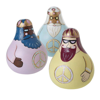 Hippie Kings Wooden DecorThis Hippie Kings Wooden Decor has everything you need to bring some sunny holiday vibes to your home. The three kings will rock your festivities with their chill, gAccent Decor