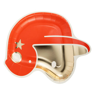 Baseball Helmet Paper Plate